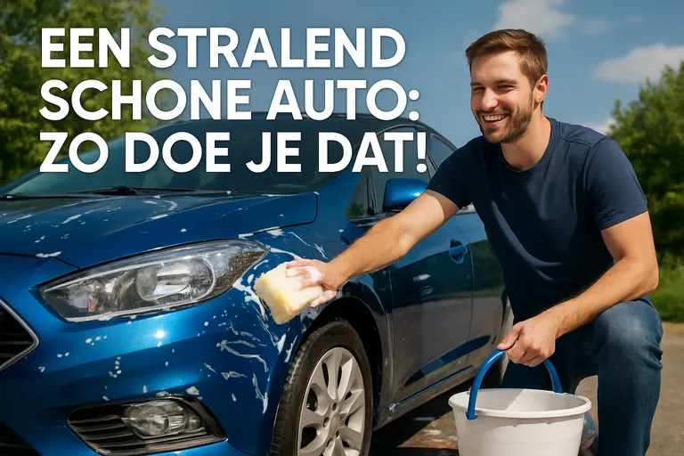 Een stralend schone auto: zo doe je dat!